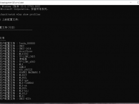 Win10查看以前连接过的WiFi密码